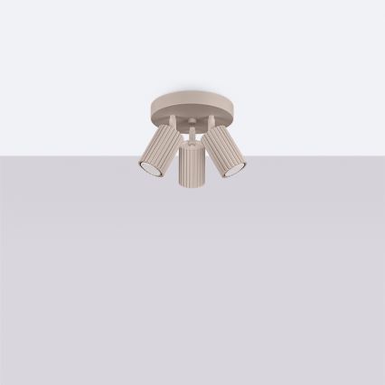 Brilagi - Oprawa punktowa LED CRESTO 3xGU10/10W/230V taupe