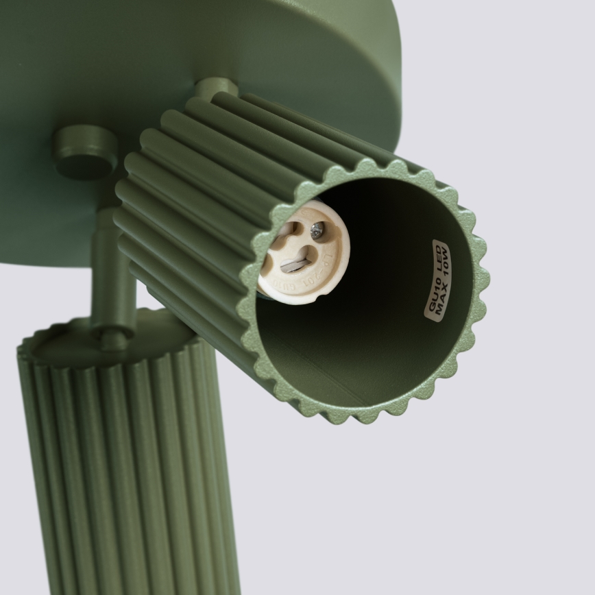 Brilagi - Oprawa punktowa LED CRESTO 3xGU10/10W/230V zielona