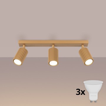 Brilagi - Oprawa punktowa LED CRESTO 3xGU10/10W/230V złota