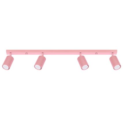 Brilagi - Oprawa punktowa LED CRESTO 4xGU10/10W/230V różowa