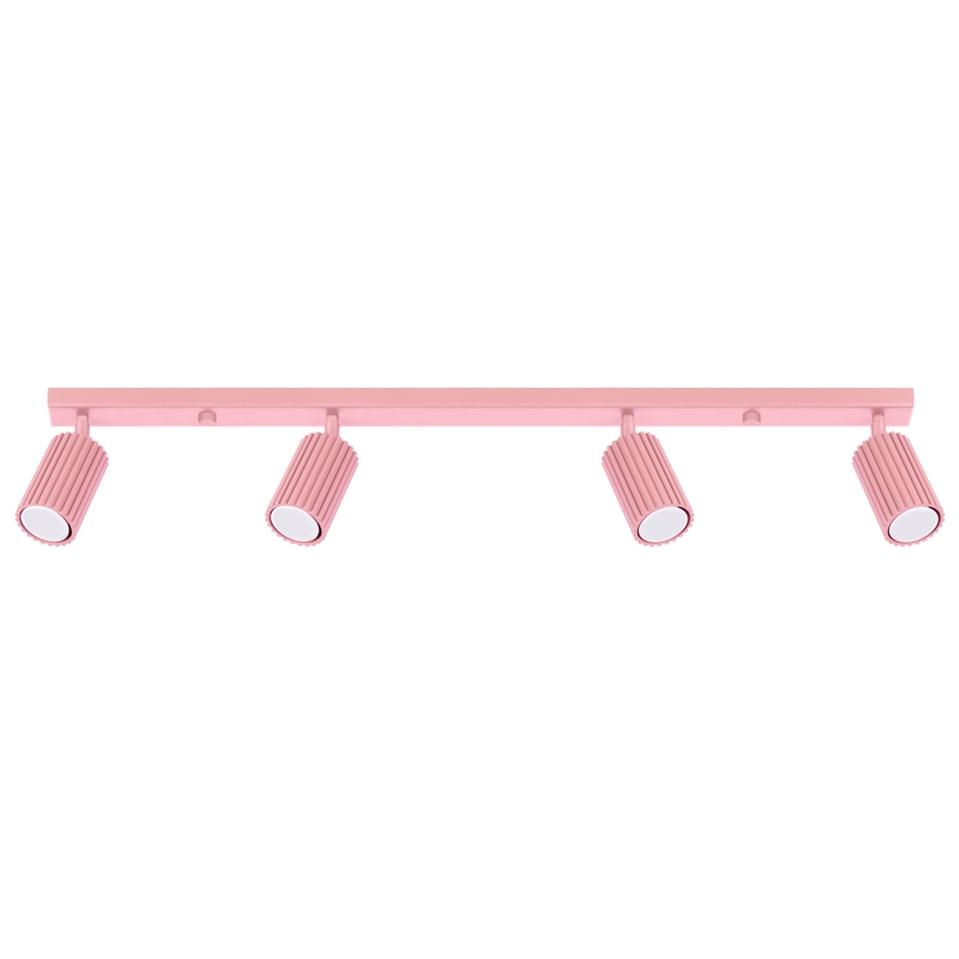 Brilagi - Oprawa punktowa LED CRESTO 4xGU10/10W/230V różowa