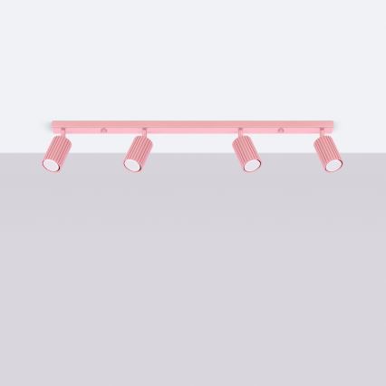 Brilagi - Oprawa punktowa LED CRESTO 4xGU10/10W/230V różowa