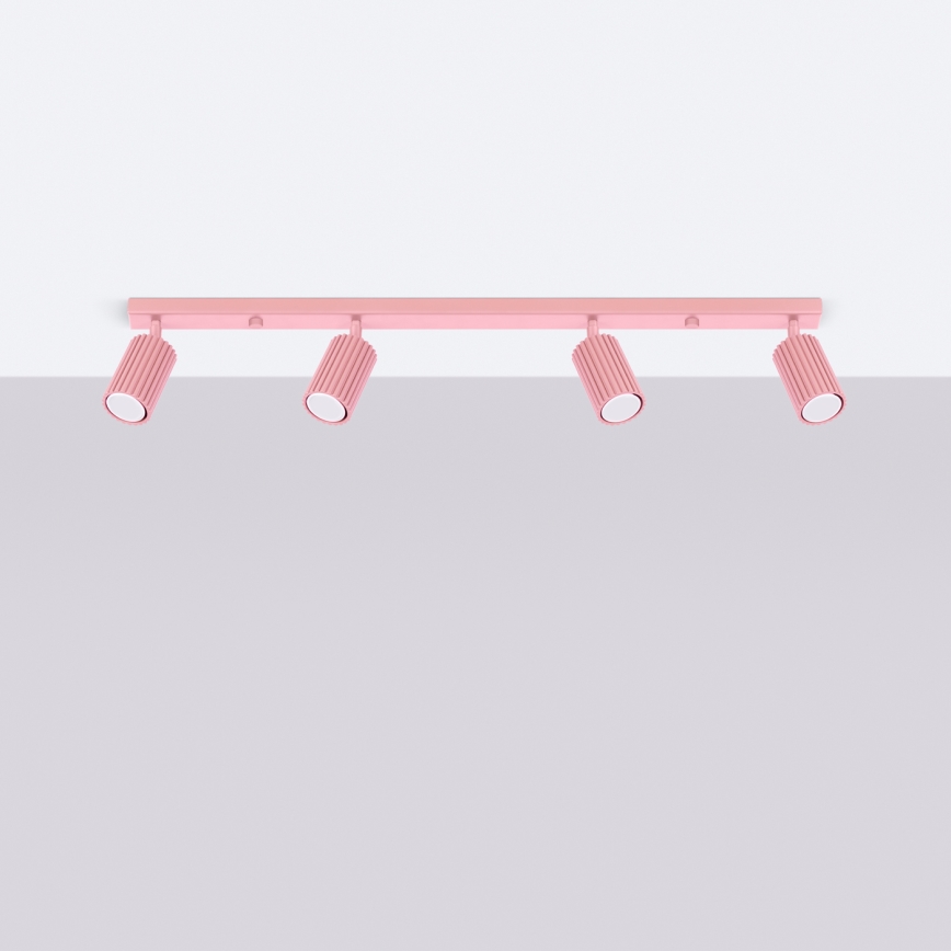 Brilagi - Oprawa punktowa LED CRESTO 4xGU10/10W/230V różowa