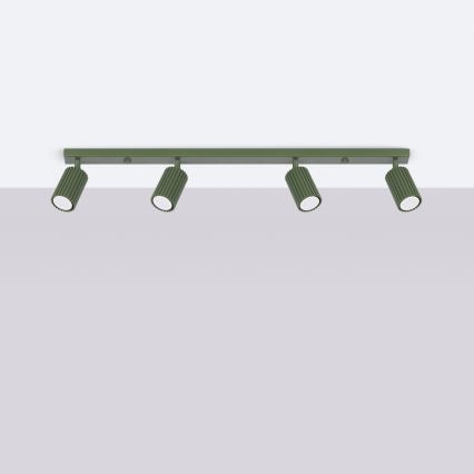 Brilagi - Oprawa punktowa LED CRESTO 4xGU10/10W/230V zielona