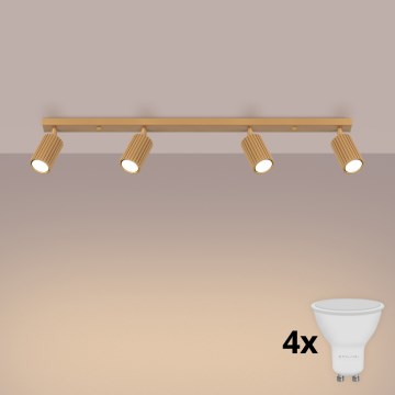 Brilagi - Oprawa punktowa LED CRESTO 4xGU10/10W/230V złota