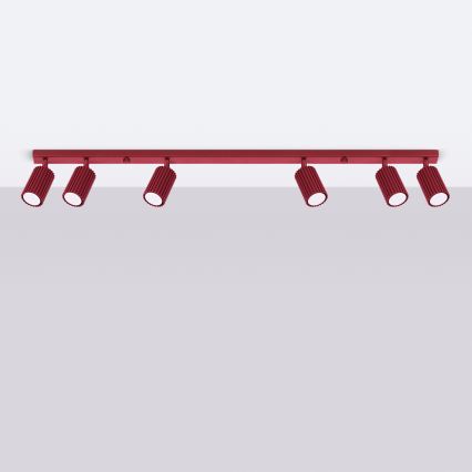 Brilagi - Oprawa punktowa LED CRESTO 6xGU10/10W/230V bordowa