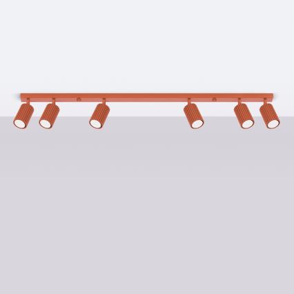 Brilagi - Oprawa punktowa LED CRESTO 6xGU10/10W/230V czerwona