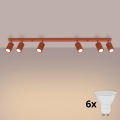 BRILAGI - Oprawa punktowa LED CRESTO 6xGU10/10W/230V pomarańczowa