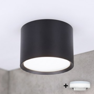 BRILAGI - Oprawa punktowa LED do łazienki SMOOTH 1xGX53/15W/230V 60x82 mm czarna IP54