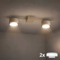 Brilagi - Oprawa punktowa LED MONO 2xGX53/30W/230V beżowa