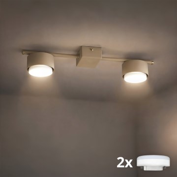 Brilagi - Oprawa punktowa LED MONO 2xGX53/30W/230V beżowa