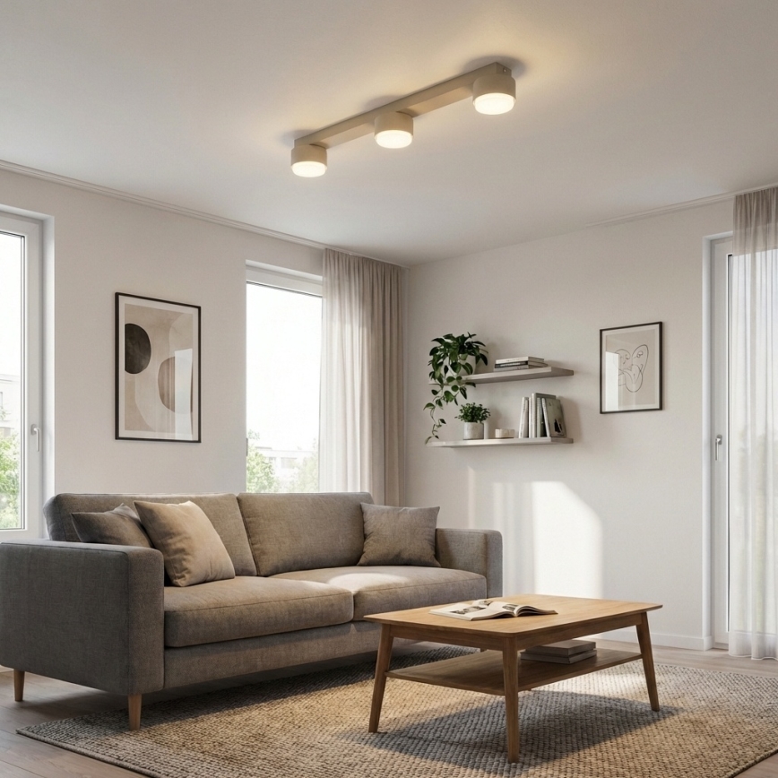 Brilagi - Oprawa punktowa LED MONO 3xGX53/30W/230V beżowa