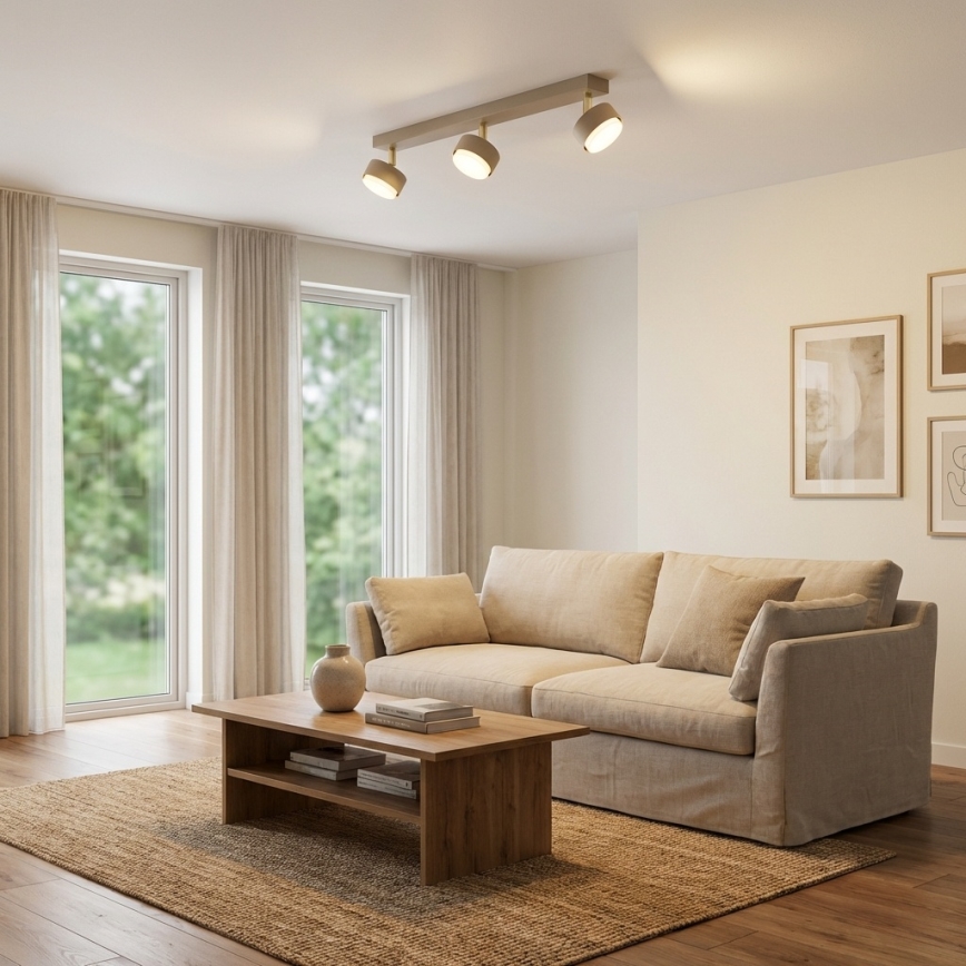 Brilagi - Oprawa punktowa LED MONO 3xGX53/30W/230V beżowa