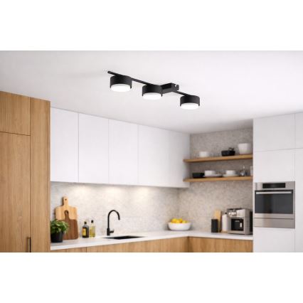 Brilagi - Oprawa punktowa LED MONO 3xGX53/30W/230V czarna