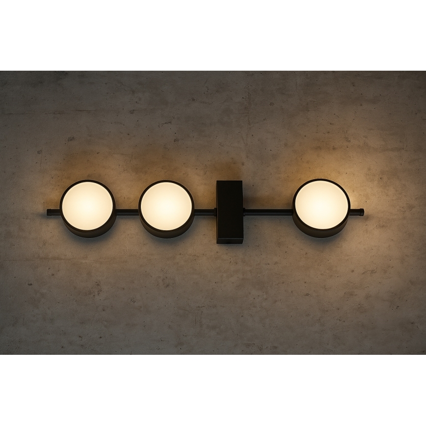 Brilagi - Oprawa punktowa LED MONO 3xGX53/30W/230V czarna