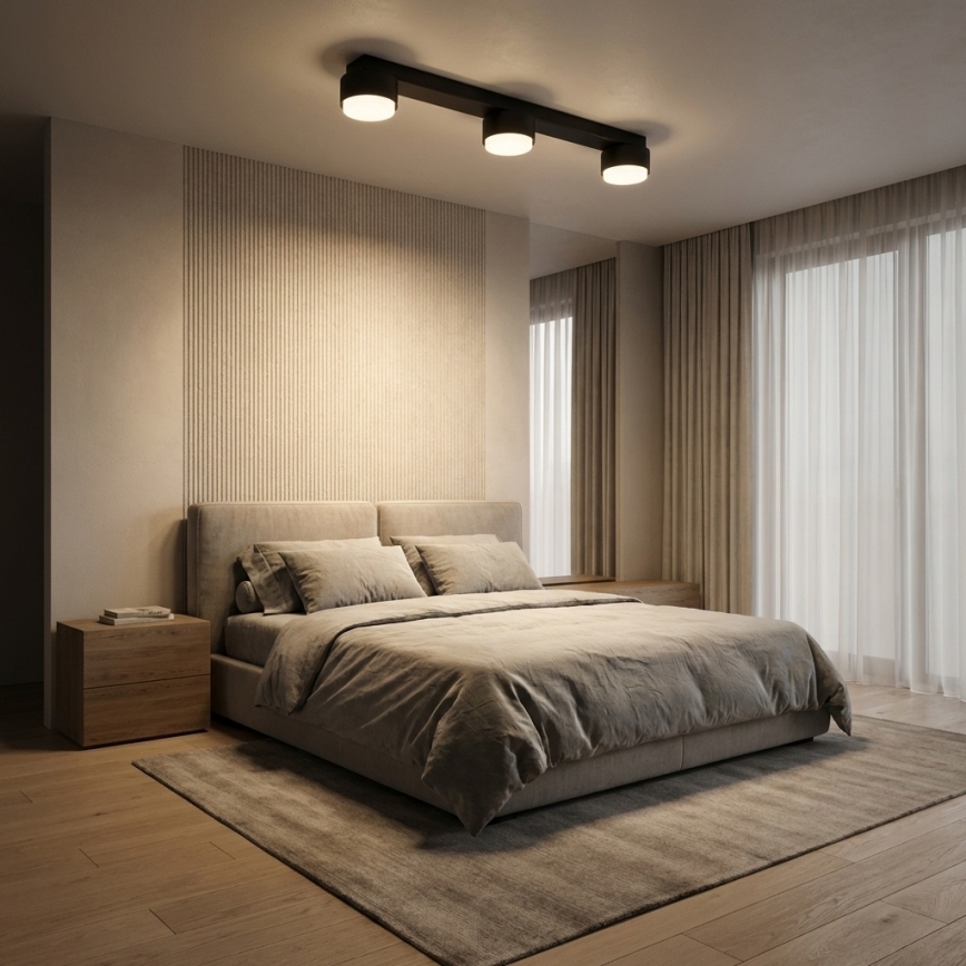 Brilagi - Oprawa punktowa LED MONO 3xGX53/30W/230V czarna
