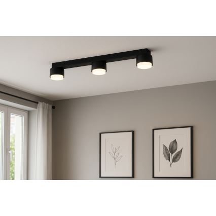 Brilagi - Oprawa punktowa LED MONO 3xGX53/30W/230V czarna