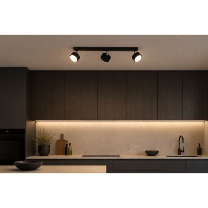 Brilagi - Oprawa punktowa LED MONO 3xGX53/30W/230V czarna