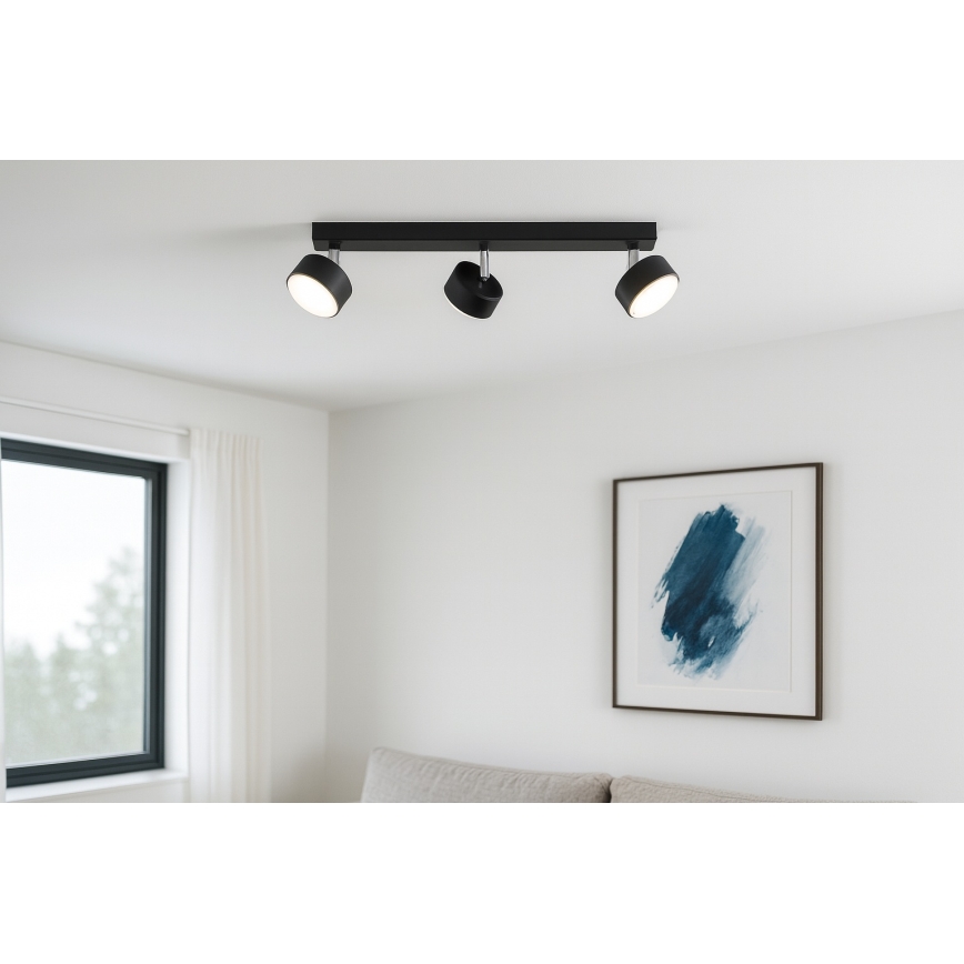 Brilagi - Oprawa punktowa LED MONO 3xGX53/30W/230V czarna