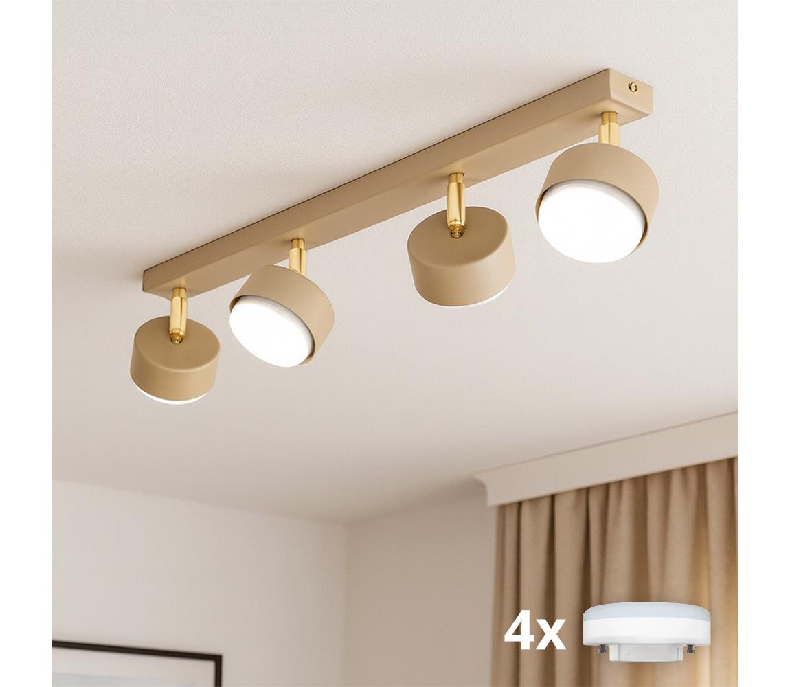 Brilagi - Oprawa punktowa LED MONO 4x GX53/13W/230V beżowa