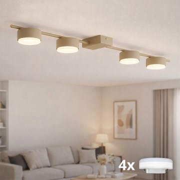 Brilagi - Oprawa punktowa LED MONO 4xGX53/12W/230V beżowa