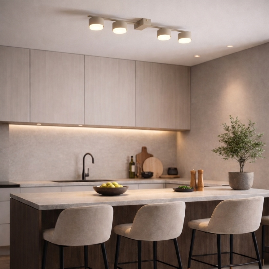 Brilagi - Oprawa punktowa LED MONO 4xGX53/30W/230V beżowa