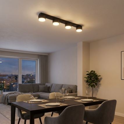Brilagi - Oprawa punktowa LED MONO 4xGX53/30W/230V czarna
