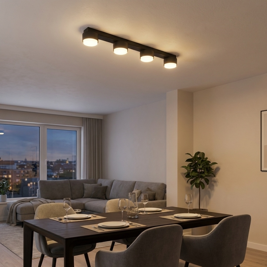 Brilagi - Oprawa punktowa LED MONO 4xGX53/30W/230V czarna