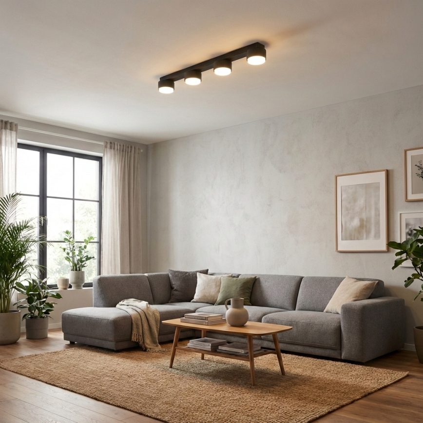 Brilagi - Oprawa punktowa LED MONO 4xGX53/30W/230V czarna