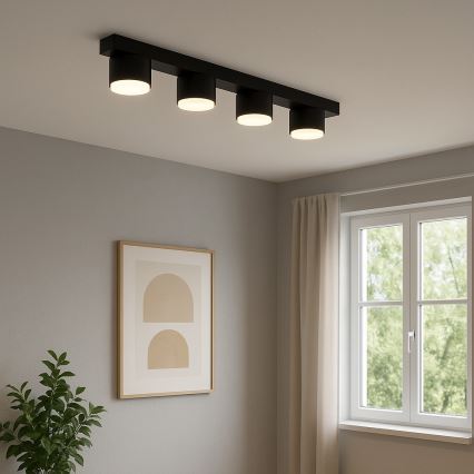 Brilagi - Oprawa punktowa LED MONO 4xGX53/30W/230V czarna