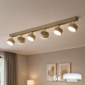 BRILAGI - Oprawa punktowa LED MONO 6xGX53/30W/230V beżowy/złoty
