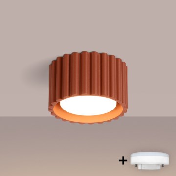 Brilagi - Oprawa punktowa LED SFERA 1xGX53/30W/230V śr. 10 cm czerwona