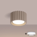 Brilagi - Oprawa punktowa LED SFERA 1xGX53/30W/230V Ø 10 cm taupe