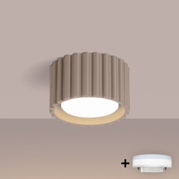 Brilagi - Oprawa punktowa LED SFERA 1xGX53/30W/230V Ø 10 cm taupe