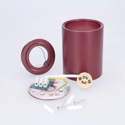 BRILAGI - Oprawa punktowa MIA 1xGU10/30W/230V 100x80 mm bordowy