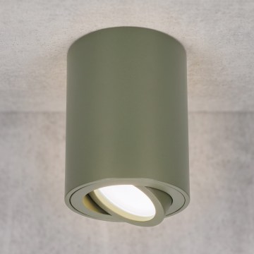 BRILAGI - Oprawa punktowa MIA 1xGU10/30W/230V 100x80 mm ciemnozielona
