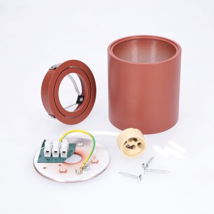 BRILAGI - Oprawa punktowa MIA 1xGU10/30W/230V 84x80 mm brązowa