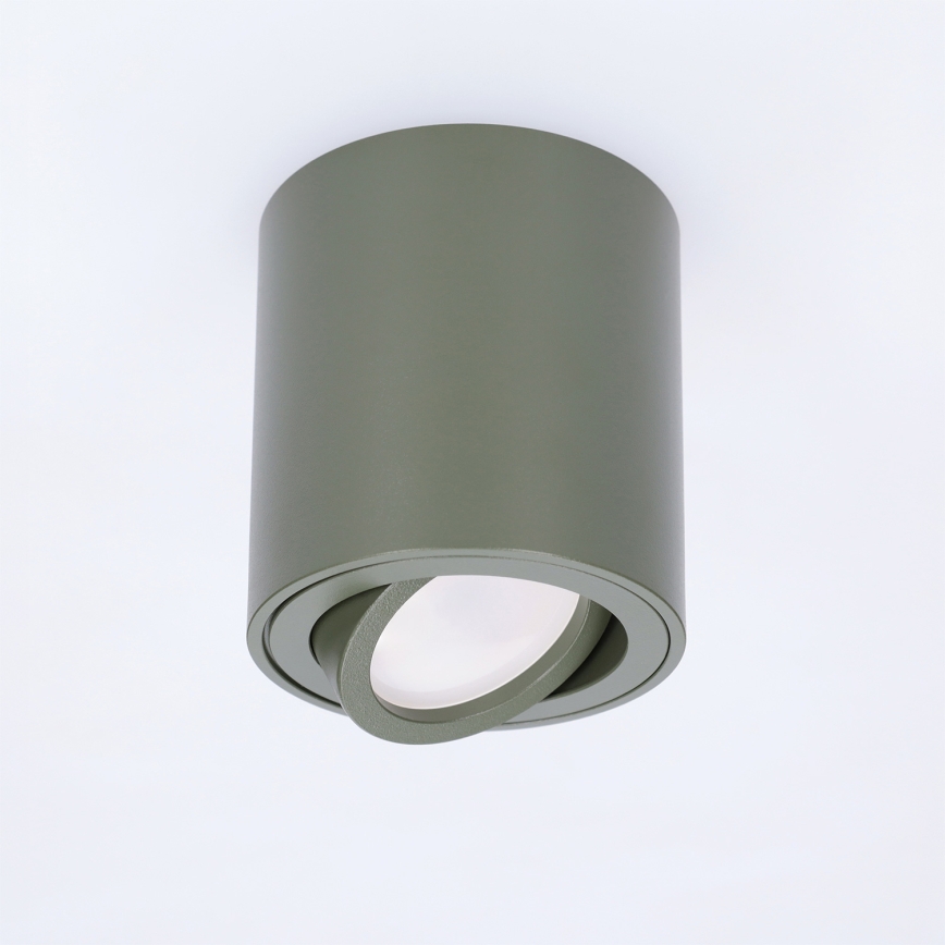 BRILAGI - Oprawa punktowa MIA 1xGU10/30W/230V 84x80 mm ciemnozielona