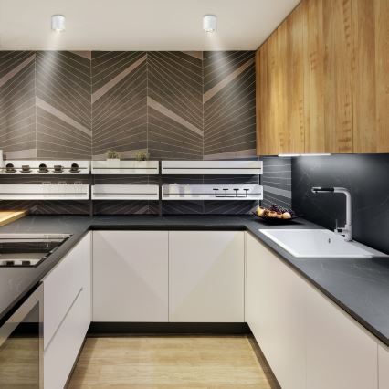 Brilagi - Oprawa punktowa MIA 1xGU10/30W/230V 84x80 mm srebrna IP54