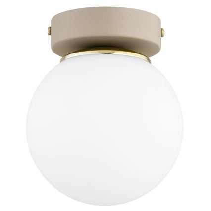 Brilagi - Oprawa punktowa MILO ECRU 1xE27/60W/230V beżowa/złota