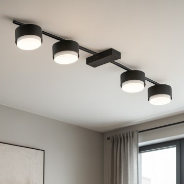 Brilagi - Oprawa punktowa MONO 4xGX53/12W/230V czarna