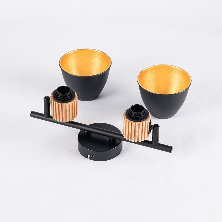 Brilagi - Oprawa punktowa ODENSE 2xE14/10W/230V kauczukowiec/czarny