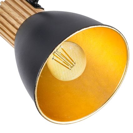 Brilagi - Oprawa punktowa ODENSE 3xE14/10W/230V drewno/czarny