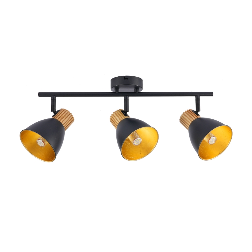 Brilagi - Oprawa punktowa ODENSE 3xE14/10W/230V drewno/czarny