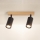 Brilagi - Oprawa punktowa SELE 2xGU10/30W/230V czarna/dekor dębowy