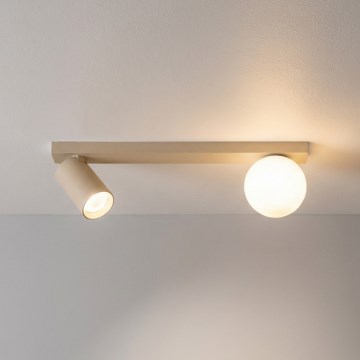 Brilagi - Oprawa punktowa SELE BALL 1xGU10/30W/230V + 1xG9/10W beżowa