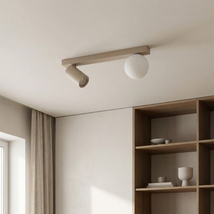 Brilagi - Oprawa punktowa SELE BALL 1xGU10/30W/230V + 1xG9/10W beżowa