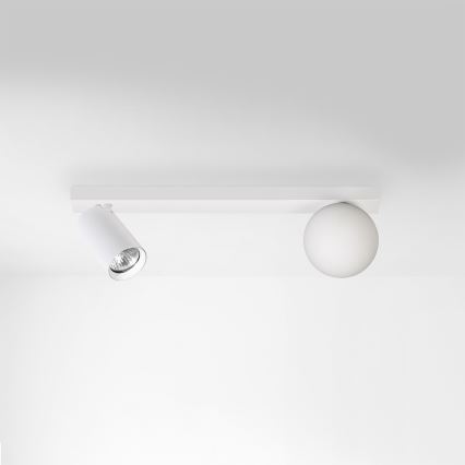 Brilagi - Oprawa punktowa SELE BALL 1xGU10/30W/230V + 1xG9/10W biała