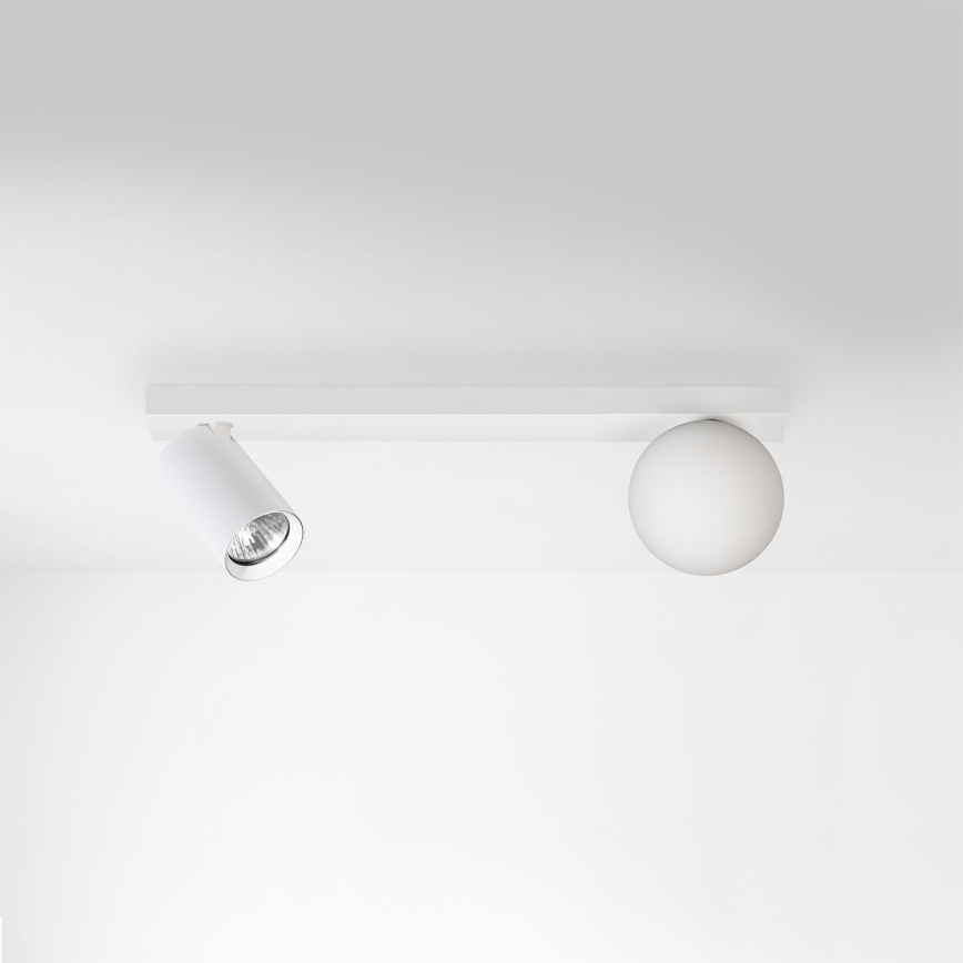 Brilagi - Oprawa punktowa SELE BALL 1xGU10/30W/230V + 1xG9/10W biała