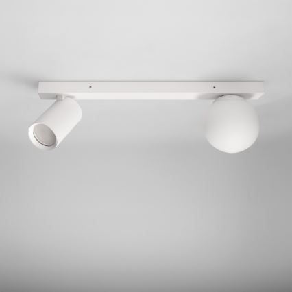 Brilagi - Oprawa punktowa SELE BALL 1xGU10/30W/230V + 1xG9/10W biała